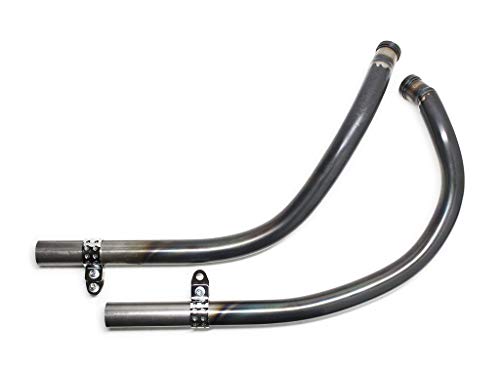 スポーツスター　オールドスタイル手曲げマフラー 03 XL スチール ベアメタル Amazon | スポーツスター XL'95-'03 オールドスタイル手曲げ